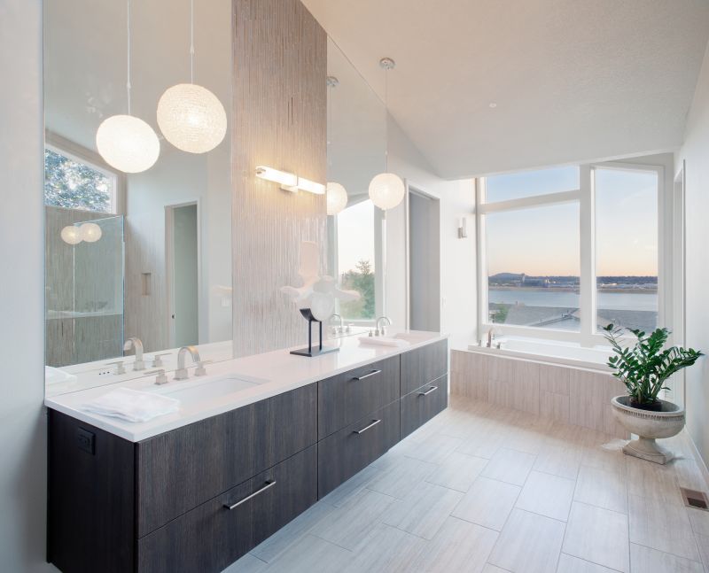 Wide Bathroom View